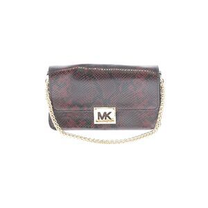 Michael Kors Sonia Medium Snake-Embossed Shoulder Bag in Merlot colorway